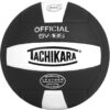 Tachikara Institutional Quality Composite VolleyBall, Black-White