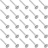 Clipco Large 1-Inch Silver Paper Fasteners (100-Pack)
