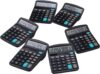 LICHAMP 12-Digit Desk Calculators, 6-Pack