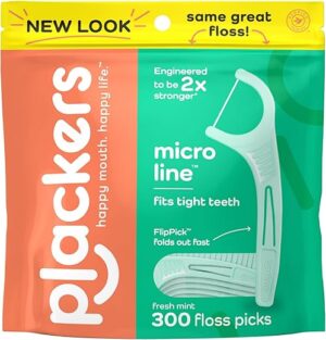 Plackers Micro Line Dental Floss Picks