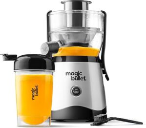 Magic Bullet Mini Juicer with Cup, Black/Silver