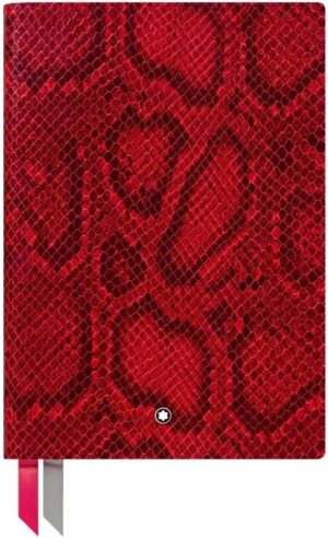 MONTBLANC Notebook 146 Python Print, Cayenne Red