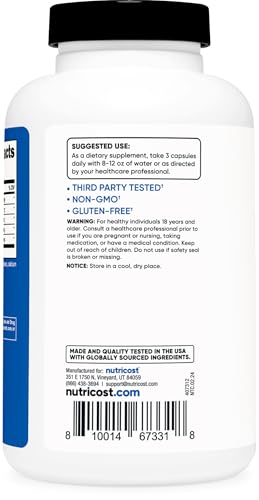 Nutricost Nitric Oxide Booster Capsules - Image 4