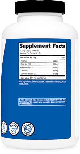 Nutricost Nitric Oxide Booster Capsules - Image 5