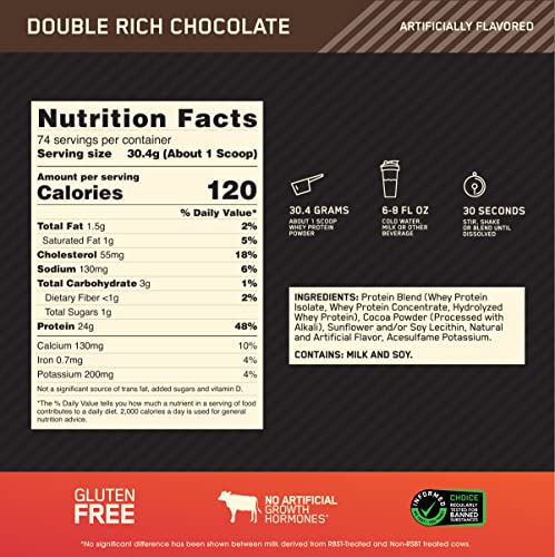 Optimum Nutrition Gold Standard Whey Protein Powder - Image 3