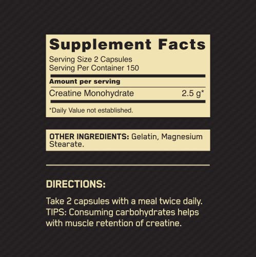 Optimum Nutrition Micronized Creatine Monohydrate Capsules - Image 2