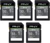 PNY 32GB Elite SDHC 5-Pack