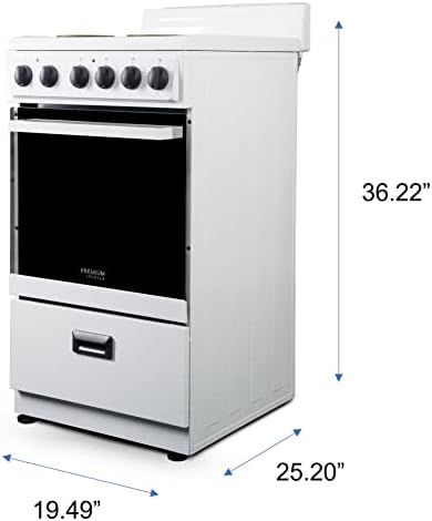 PremiumLevella 20" Electric Range with 4 Burners - Image 3