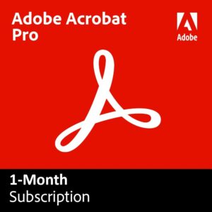 Adobe Pro PDF Editor | 1-Month Subscription