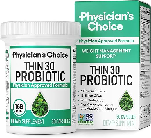 Physician's CHOICE Probiotics For Weight Management & Bloating