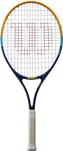WILSON Profile 25 Junior Tennis Racket, Navy/Orange