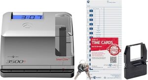 Pyramid Time Systems Pyramid 3500ss Time Clock & Stamp Kit