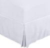 Utopia Bedding Queen Bed Skirt – Quadruple Pleated, 16-Inch Drop