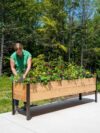 Gardener’s Supply Company Raised Cedar Garden Bed Planter Box