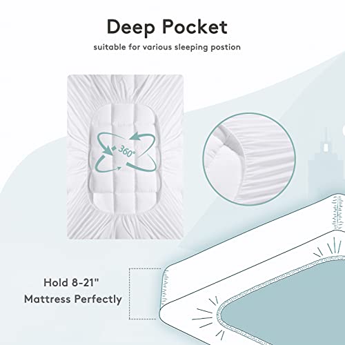 SameBed Extra Thick Cooling Mattress Topper Queen - Image 3
