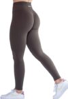 AUROLA Seamless Scrunch Tummy Control Yoga Pants