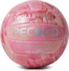 PECOGO Size 5 PU Leather Volleyball for Training