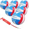 GoSports Soft Touch Volleyball – Indoor/Outdoor with Pump