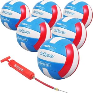GoSports Soft Touch Volleyball - Indoor/Outdoor with Pump