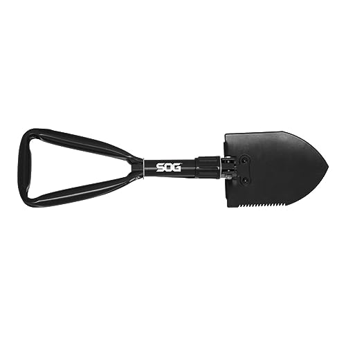 SOG Folding Survival Shovel with Wood Saw - Image 2