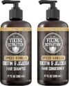 Viking Revolution Spiced Vanilla Men’s Shampoo and Conditioner Set