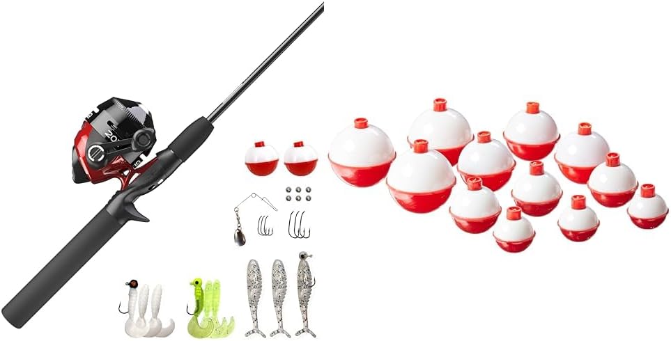 Zebco Spincast Reel & Rod Combo, 5'6", Pre-Spooled