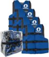 Overton’s Universal Adult Life Jackets – Pack of 4