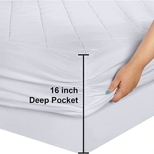 Utopia Bedding Quilted Fitted Queen Mattress Protector - Image 3