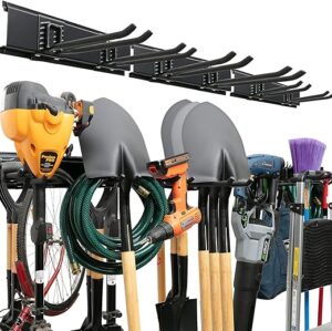 TIDYME Wall Mount Garage Tool Organizer – 300lbs Capacity