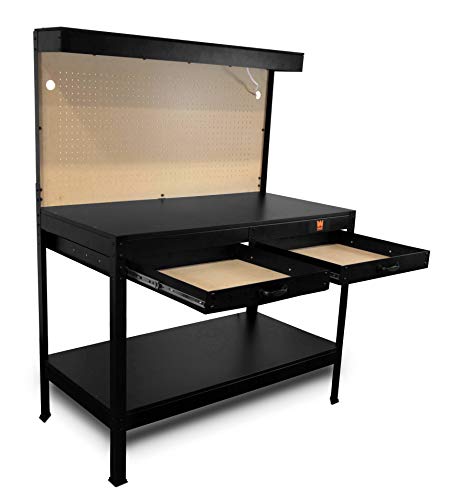 WEN 48-Inch Workbench with Outlets & Light - Image 2