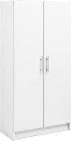 Prepac White Elite 32″ Storage Cabinet with Shelves