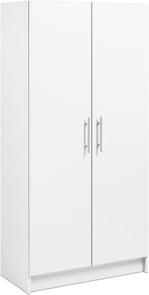 Prepac White Elite 32″ Storage Cabinet with Shelves