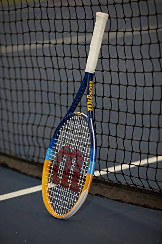 WILSON Profile 25 Junior Tennis Racket, Navy/Orange - Image 3