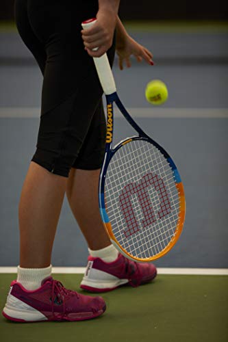 WILSON Profile 25 Junior Tennis Racket, Navy/Orange - Image 4