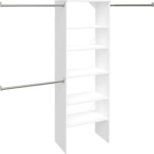 ClosetMaid Wood Closet Organizer Kit with Shelves