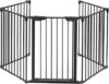 Bonnlo 120.5-Inch Metal Fireplace Fence Guard