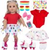 OTMOON 18 Inch Doll Travel Skating Set