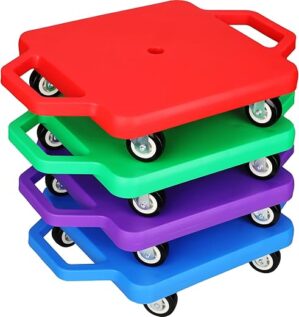 Jerify 4 Pieces Sports Scooter Board With Handles