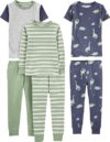 Simple Joys by Carter’s 6-piece Snug Fit Cotton Pajama Set