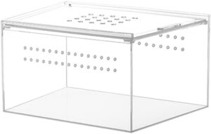 NANEEZOO Acrylic Reptile Breeding Box 5x4x3 Inch