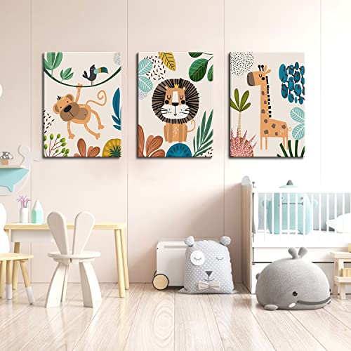 AKWISH Safari Animals Canvas Wall Art Prints - Image 5