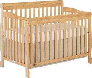 Dream On Me Ashton 4-In-1 Convertible Crib, Natural