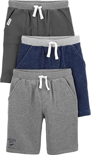 Simple Joys by Carter's Babies' Knit Shorts, Pack of 3