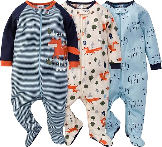 Gerber Baby-Boys 3-Pack Sleep 'N Play