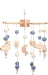 JETM·HH Baby Crib Nursery Mobile Star Moon