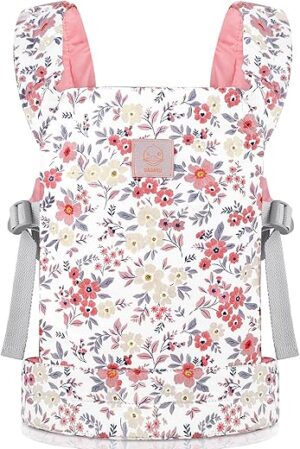 GAGAKU Baby Doll Carrier - Pink Wax Flowers