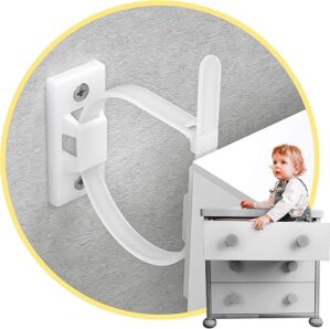 4our Kiddies Baby Proofing Anti Tip Furniture Anchors Kit (10 Pack)