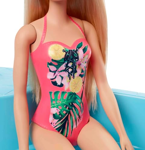 Barbie Doll & Pool Playset With Pink Slide - Image 4