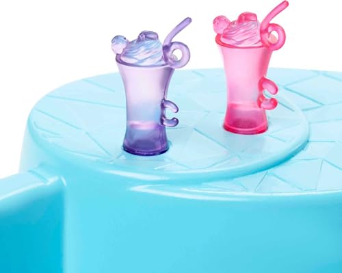 Barbie Doll & Pool Playset With Pink Slide - Image 5