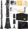 Rhythm Bb Clarinet 17 Nickel Keys Woodwind